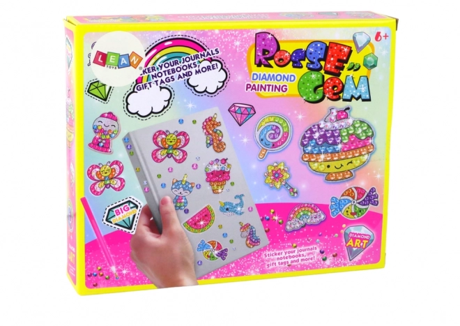 DIY sticker Diamonds Set Candy gekleurde stickers