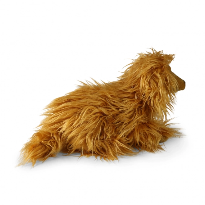 Pluche Afghaanse windhond 32 cm voor milieuvrienden