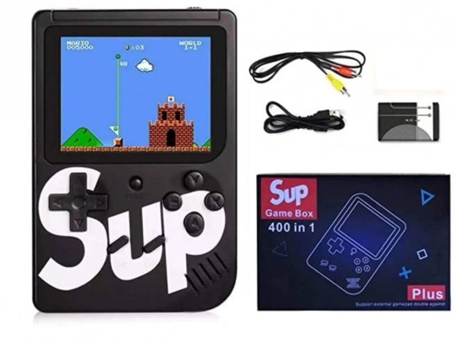 Draagbare retro spelconsole met 400 spellen
