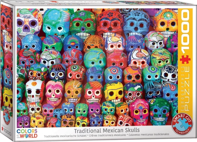 Eurographics puzzel Traditionele Mexicaanse schedels 1000 stukken