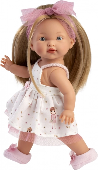 Realistische pop Llorens Valeria met volledig vinyl lichaam - 28 cm