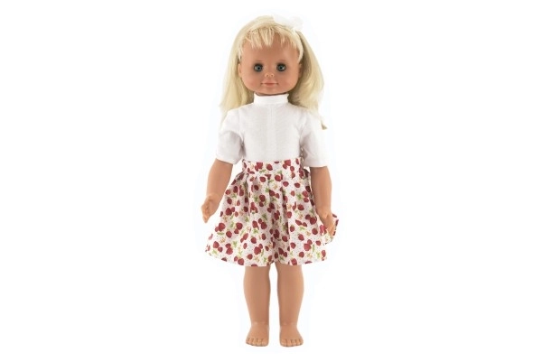 Pop Hamiro wandelend knipperend 60cm, stevig lichaam, wijde rok in doos 24x60x15cm