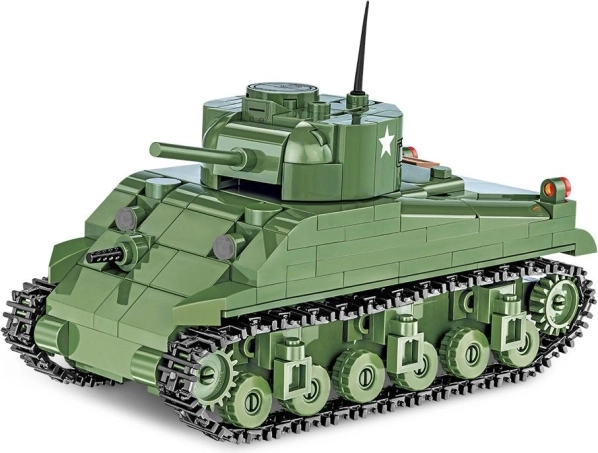 Bouwset tank M4A1 SHERMAN 1:48 van COBI