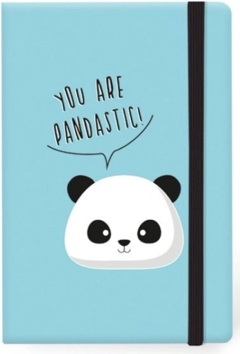 Notitieboek met harde kaft met panda A5