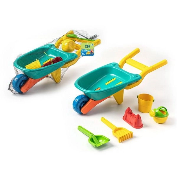 Zandset met kruiwagen
