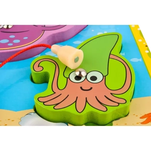 Houten magnetisch visspel