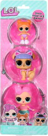 L.O.L. Surprise! 3-pack – Pop, Dier en Baby