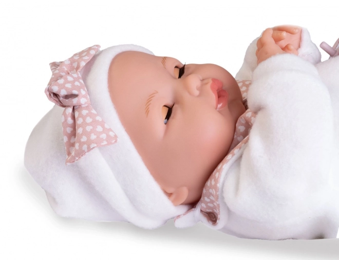 Antonio Juan 14363 BIMBA - knipperende babypop met geluiden en een zacht stoffen lichaam - 37 cm