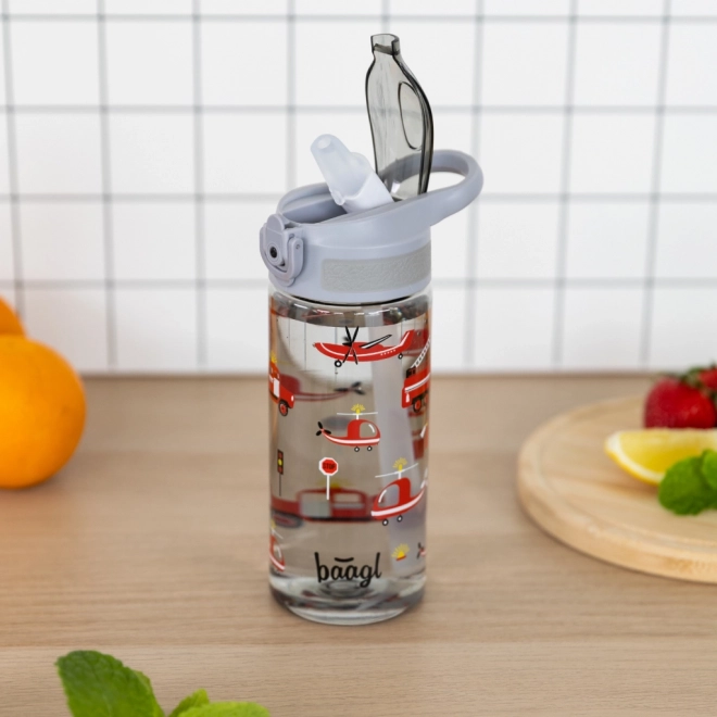 Tritan drinkfles met rietje Hulpdiensten 500 ml