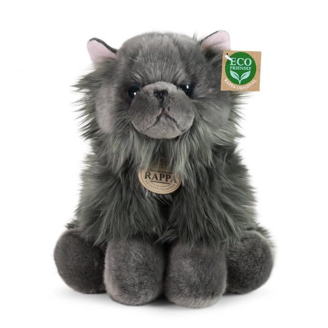 Rappa Pluche Britse kat zittend 30 cm ECO-VRIENDELIJK