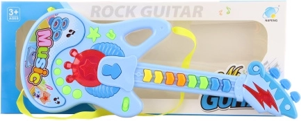 Kinder plastic gitaar op batterijen