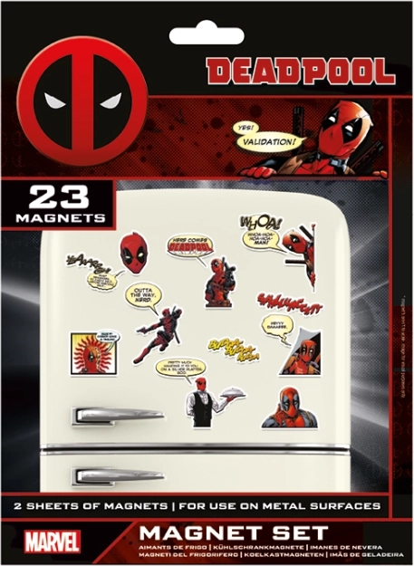 Set Deadpool-magneten