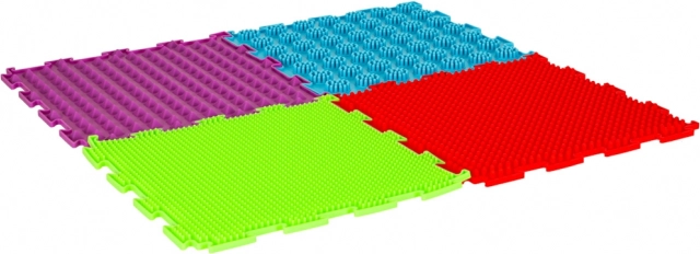Orthopedische sensorische puzzelmat voor voetmassage
