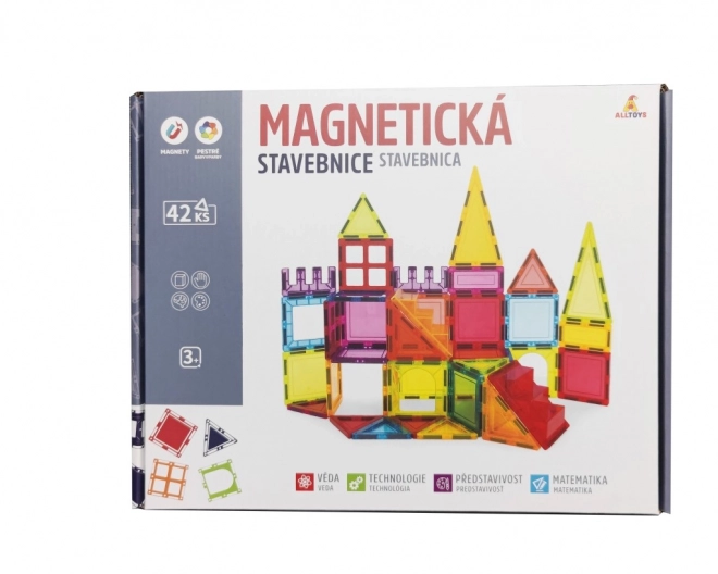 Kleurrijke magnetische bouwset voor kinderen