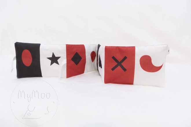 MyMoo Textiel leporello contrastrijk