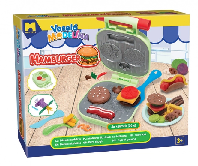 Veselá modellering burger 4x56g
