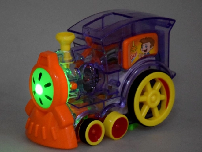 Domino locomotief bouwpakket