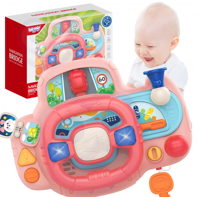 WOOPIE Interactief stuurwiel voor kinderen met lichten en geluiden