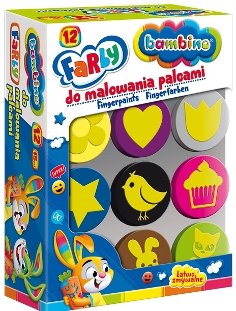 BAMBINO Vingerverf 12 kleuren