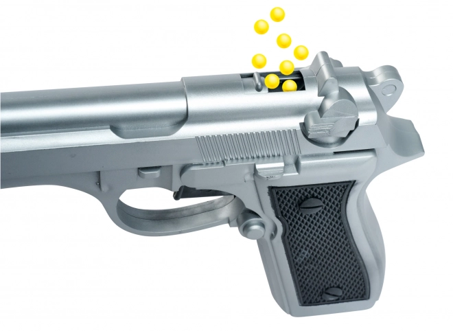 Kogelpistool met munitie 21cm, 3 soorten