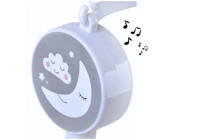 Draaiend mobiel met muziekdoos voor het kinderbedje
