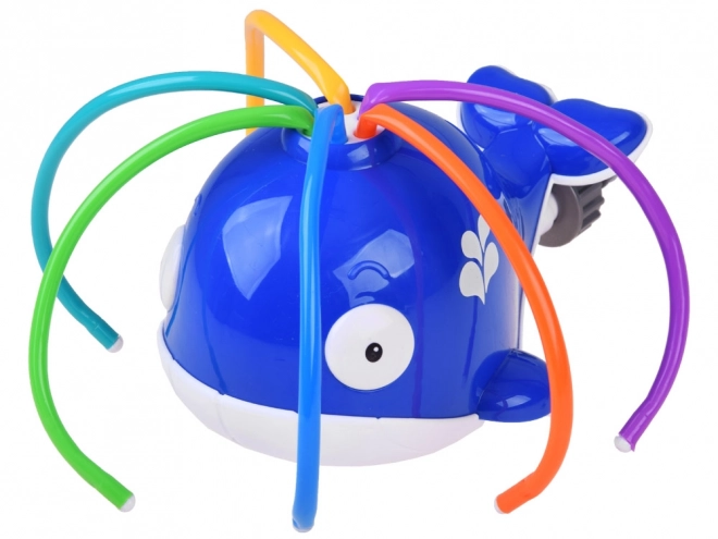 Vrolijke walvis water sproeier