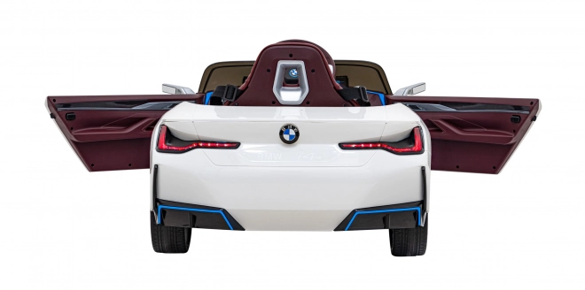 Kinderauto op batterij BMW i4 – Wit