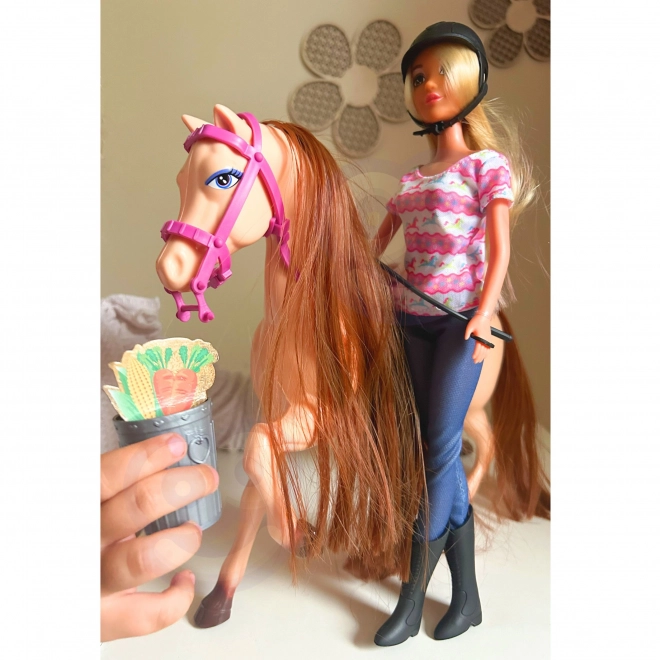 Woopie Royal set schattige pop met paard en accessoires