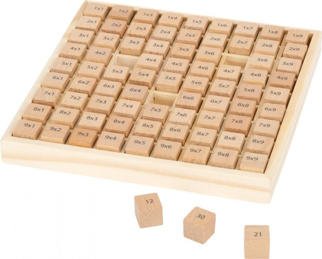 Small Foot Kleine tafels houten blokjes