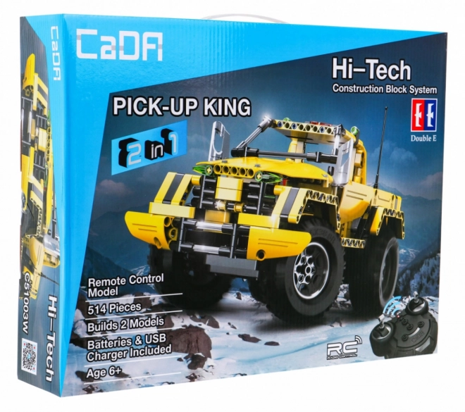 Bouwset JEEP WRANGLER met afstandsbediening, compatibel met LEGO, 531 onderdelen