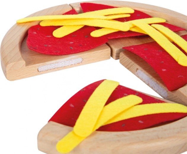 Creatieve ingrediënten en snijden met klittenband