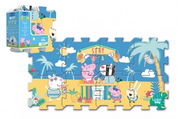 Schuimpuzzel Biggetje Peppa 8 stuks