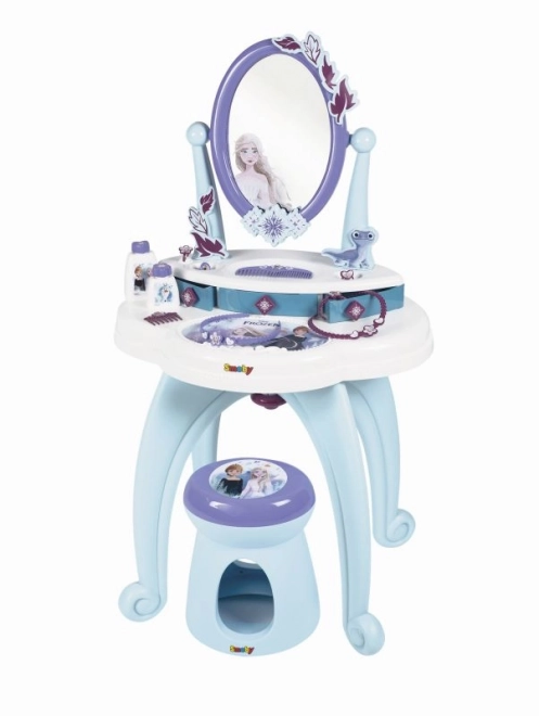 Frozen Koninkrijk Kaptafel 2-in-1 met Krukje