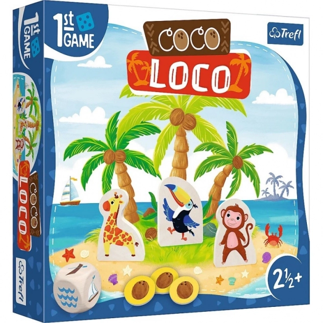 Coöperatieve bordspel Coco Loco voor kleine kinderen