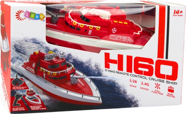 Rode op afstand bestuurbare reddingsmotorboot 1:28