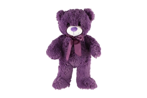 Pluchen teddybeer Michael paars 35 cm
