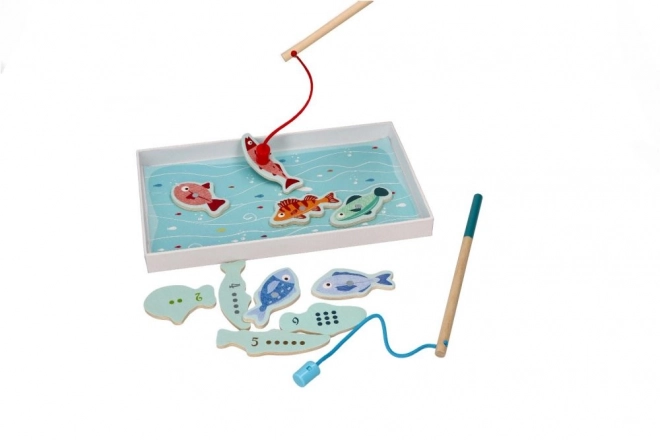 Magnetisch spel - Pinguïn bij de vissen