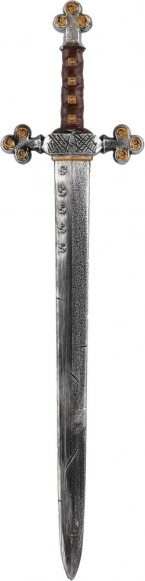 Ridderlijk zwaard van plastic 72 cm