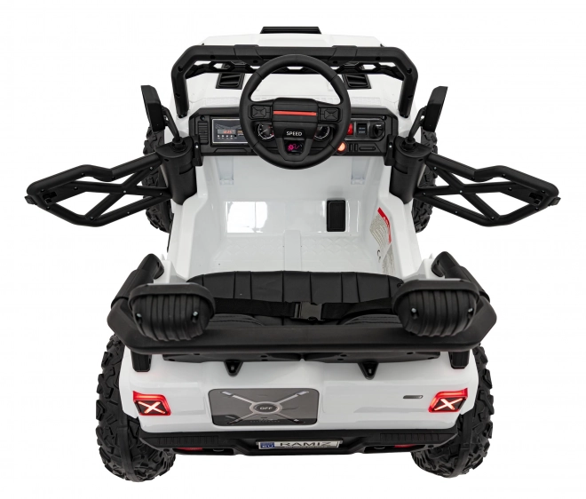 Kinder elektrische terreinwagen Speed wit