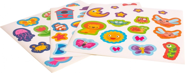 Kleurige stickers