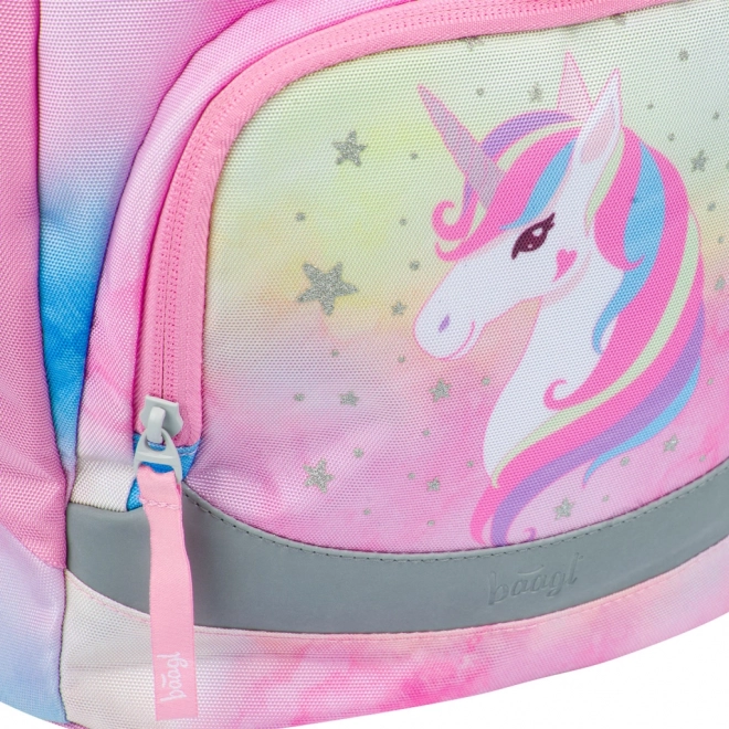 BAAGL Schoolrugzak Airy Rainbow Unicorn