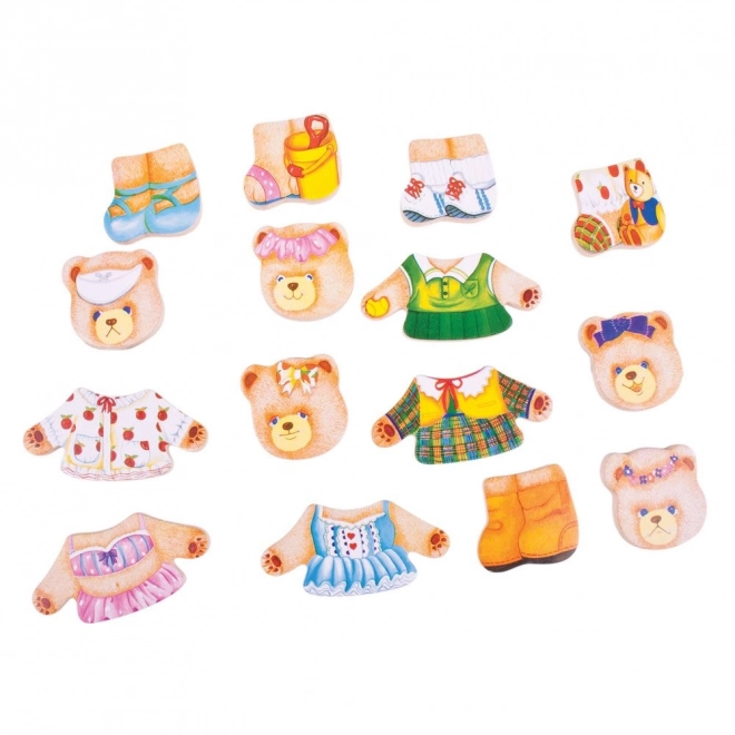Bigjigs Toys Aankleedpuzzel Berenfamilie