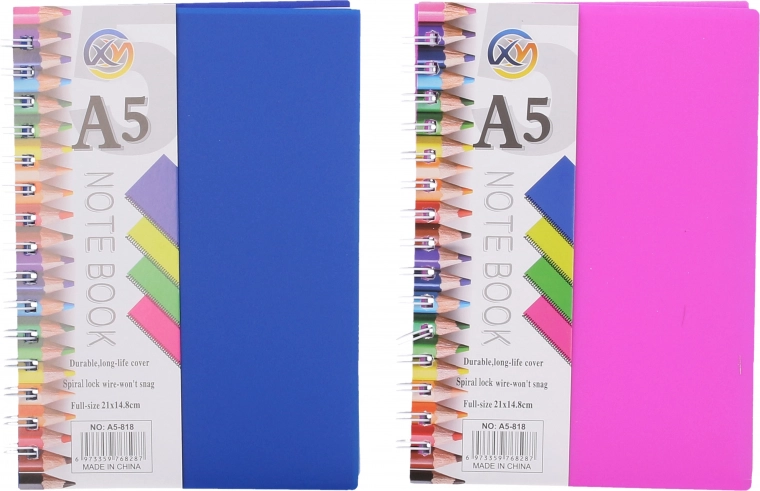 Stevige spiraal voor comfortabel schrijven