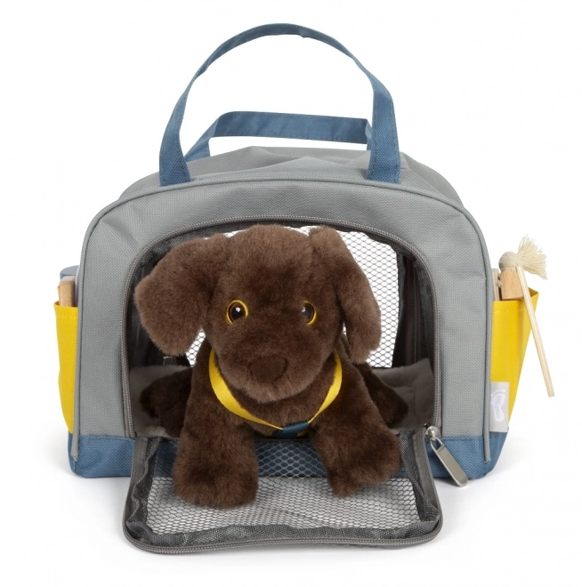 Small foot Pluchen Hond met Verzorgingsset