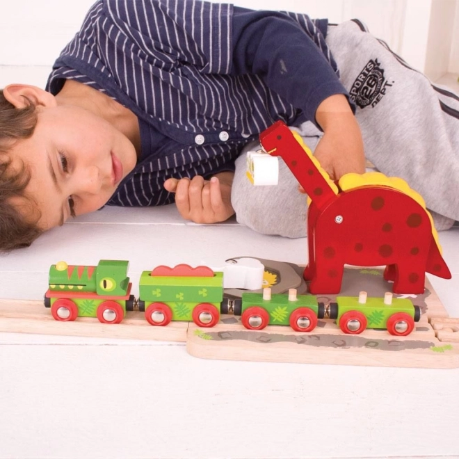 Bigjigs Rail Dinosaurushijskraan