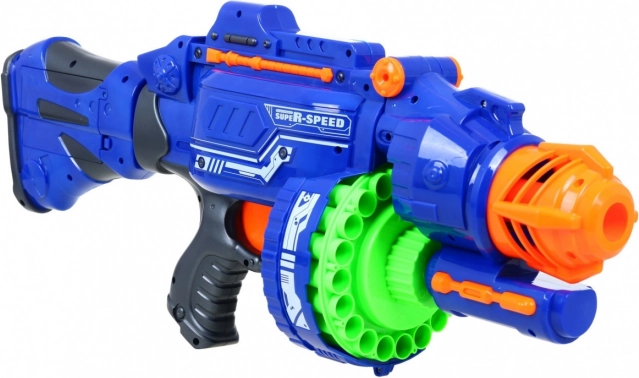 Halfautomatische trommelblaster met snelvuur