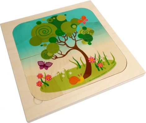Educatief natuur- en seizoenenmotief