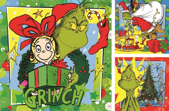 Ravensburger Puzzel Grinch 3x49 stukjes