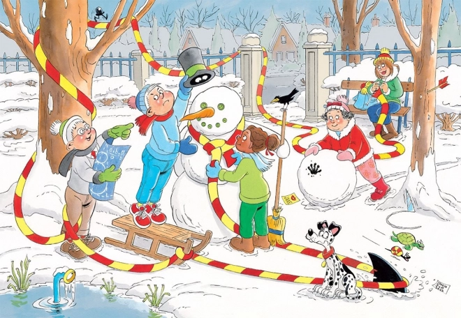 JUMBO Puzzel JvH Junior 10: Sneeuwpop 150 stuks