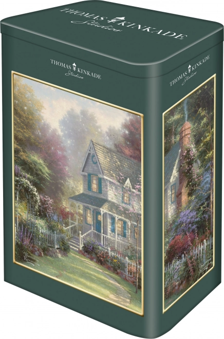 Puzzel in tinnen doos Victoriaanse tuin II